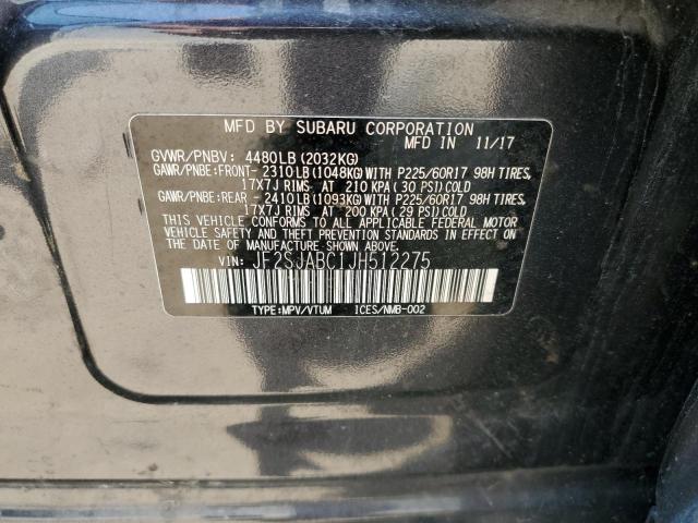 JF2SJABC1JH512275 Subaru Forester 2.5i