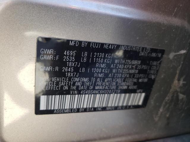 4S4BSANC6H3207719 Subaru Outback 2.5i Limited