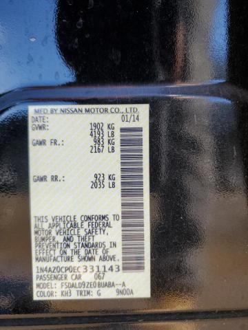 1N4AZ0CP0EC331143 Nissan LEAF S