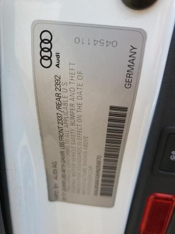 2017 AUDI A4 ULTRA P - WAUKMAF4XHN058870