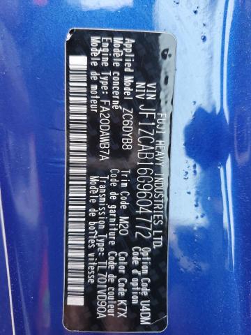 JF1ZCAB16G9604772 Subaru Brz 2.0 Premium
