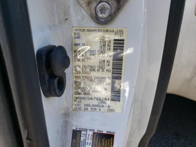 1N6BD0CT1HN766284 Nissan FRONTIER S