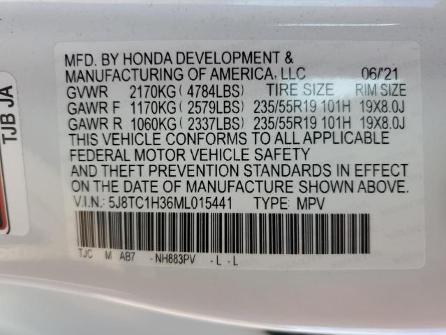 5J8TC1H36ML015441 Acura RDX