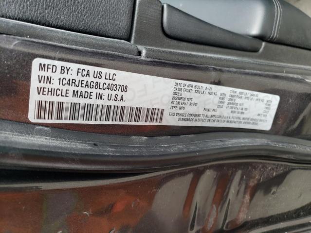 1C4RJEAG8LC403708 Jeep Grand Cherokee Laredo