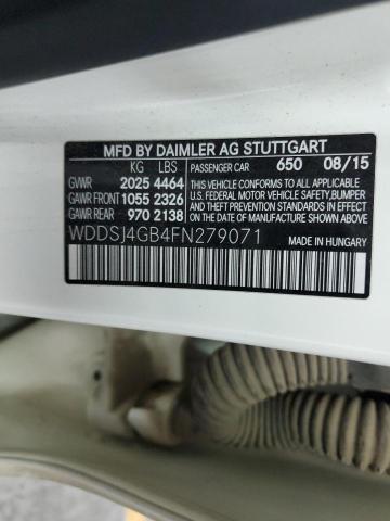 WDDSJ4GB4FN279071 Mercedes-Benz CLA 250 4MATIC