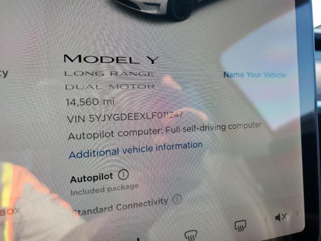 5YJYGDEEXLF011247 Tesla Model Y