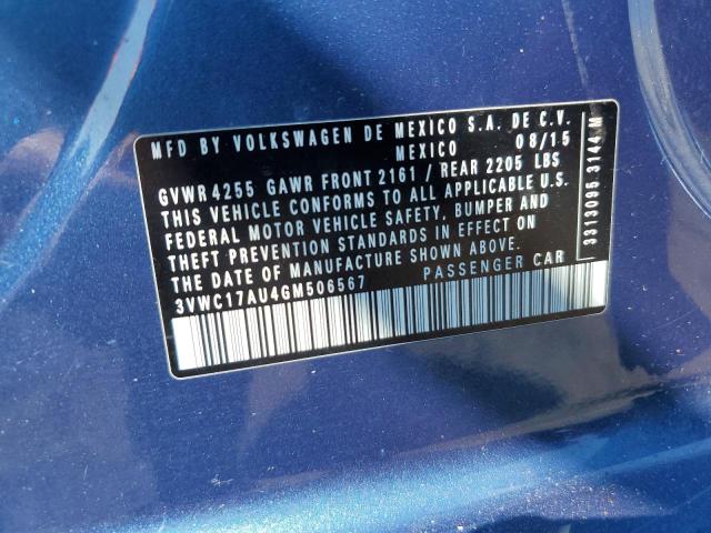 2016 VOLKSWAGEN GOLF SPORT - 3VWC17AU4GM506567