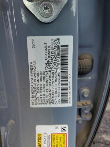 1HGCV3F21NA033388 Honda Accord Hybrid Sport