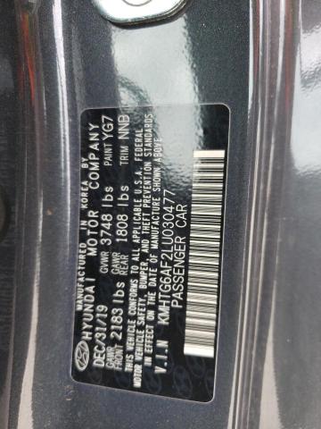 2020 HYUNDAI VELOSTER B - KMHTG6AF2LU030477