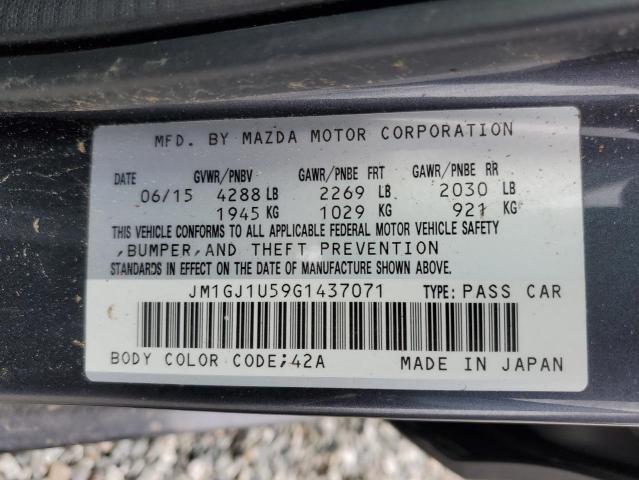 JM1GJ1U59G1437071 Mazda 6 SPORT