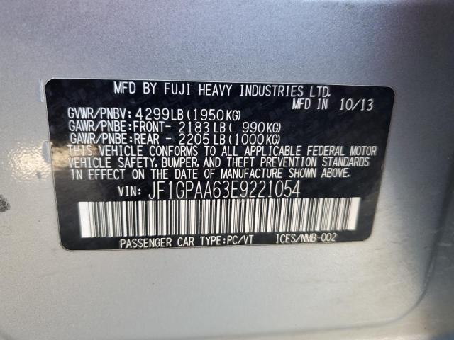 JF1GPAA63E9221054 Subaru Impreza