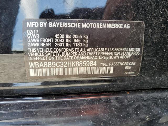 2017 BMW 330 I - WBA8B9C32HK885984