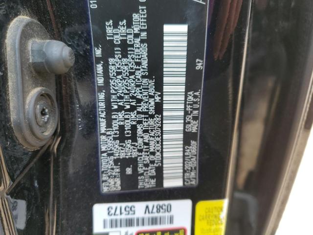 5TDDK3DC3ES079282 Toyota SIENNA XLE