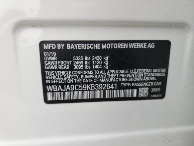 WBAJA9C59KB392641 BMW 530e