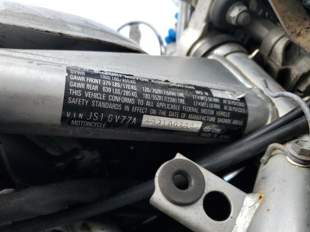 2002 SUZUKI GSF1200 BA - JS1GV77A622100399