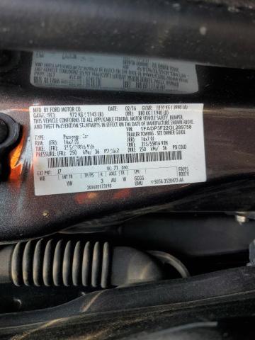 1FADP3F22GL289758 Ford FOCUS SE