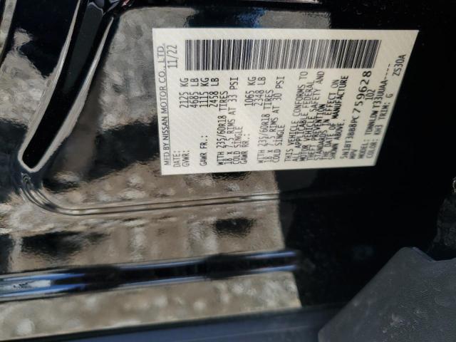 5N1BT3BB8PC759628 Nissan ROGUE SV