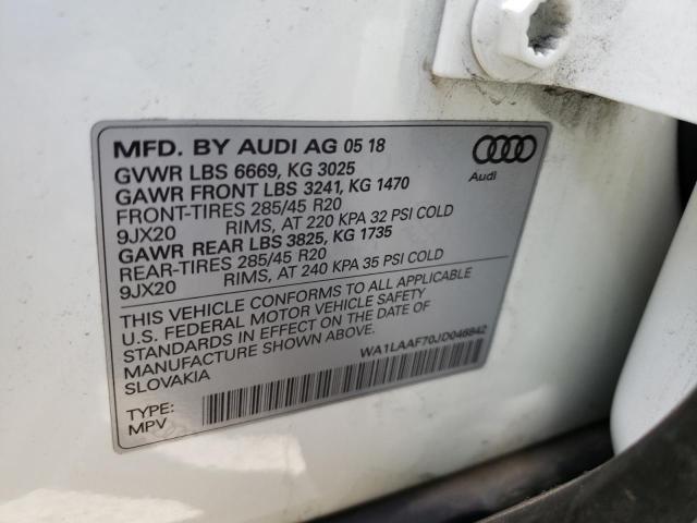 VIN WA1LAAF70JD046842 2018 Audi Q7, Premium Plus no.13