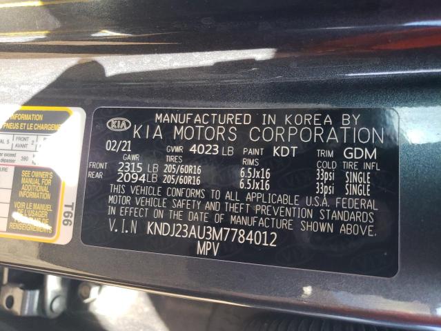 KNDJ23AU3M7784012 KIA SOUL LX