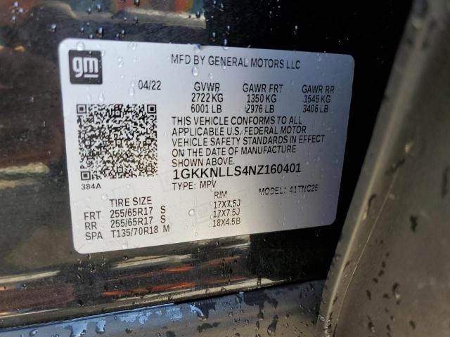 1GKKNLLS4NZ160401 GMC Acadia At4