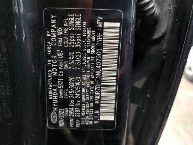 KM8R7DHE3NU407901 Hyundai Palisade Calligraphy