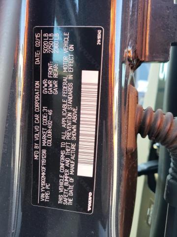 2015 VOLVO S80 PREMIE YV1902MK0F1191298