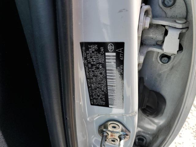 JTDKDTB32G1123907 Toyota PRIUS C