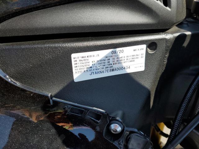 2021 YAMAHA YZFR1M JYARN67E8MA000434