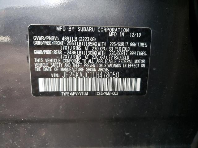 JF2SKAJC1LH478050 Subaru Forester Premium