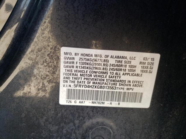 5FRYD4H2XGB013563 Acura MDX