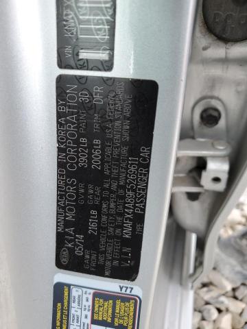 KNAFX4A89F5269611 KIA FORTE EX