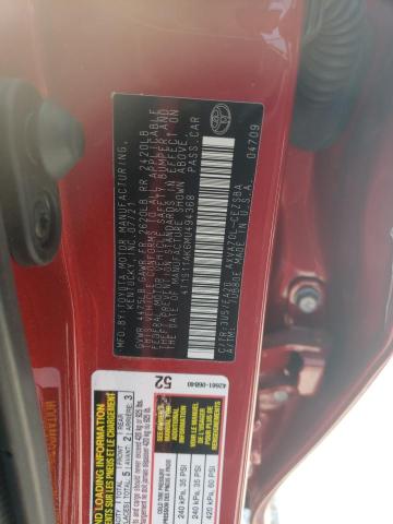 2021 TOYOTA CAMRY NIGH - 4T1S11AK6MU494368
