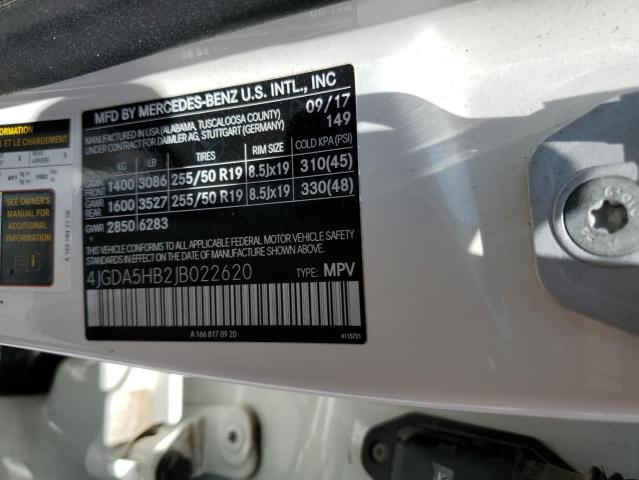 4JGDA5HB2JB022620 Mercedes-Benz Gle 350 4matic