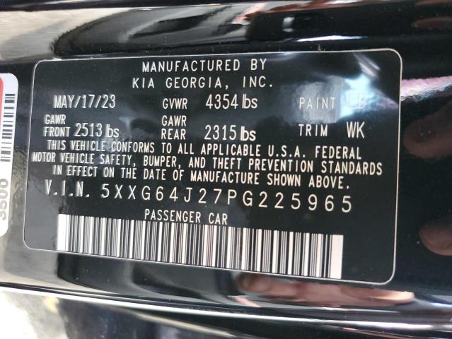 5XXG64J27PG225965 KIA K5 GT LINE