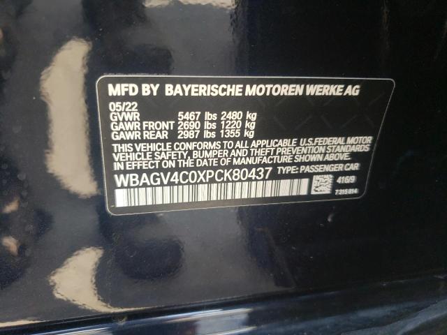 2023 BMW 840XI - WBAGV4C0XPCK80437