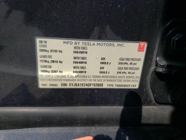 5YJSA1E24GF153868 Tesla MODEL S