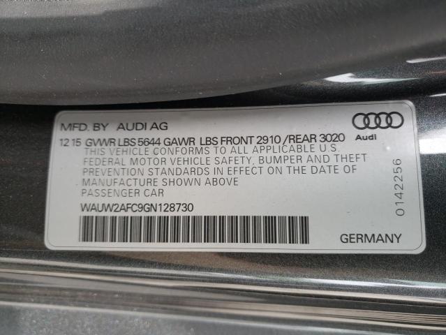 2016 AUDI S7 PRESTIG - WAUW2AFC9GN128730