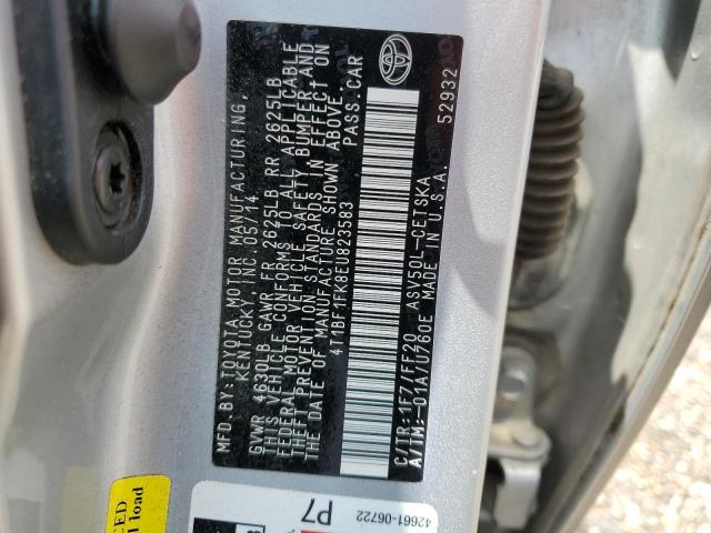 4T1BF1FK8EU823583 Toyota CAMRY L