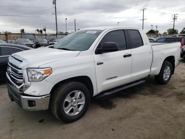 Salvage cars for sale from Copart Los Angeles, CA: 2017 Toyota Tundra Double Cab SR/SR5