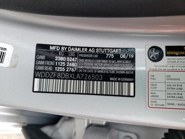 WDDZF8DBXLA726503 Mercedes-Benz E 350