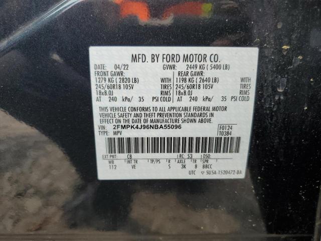 2FMPK4J96NBA55096 2022 FORD EDGE, photo no. 13