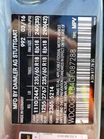 WDC0G4KB4GF087288 Mercedes-Benz Glc 300 4matic