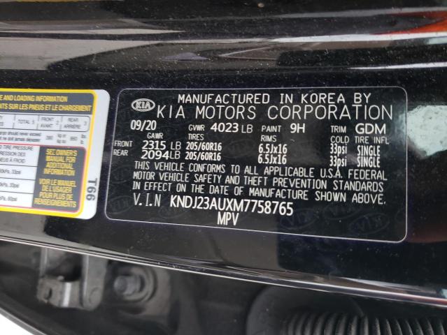 KNDJ23AUXM7758765 KIA SOUL LX