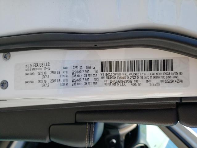 1C4PJLABXGW234506 Jeep Cherokee Sport