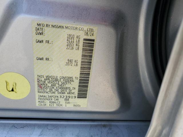 2015 NISSAN ALTIMA 2.5 - 1N4AL3AP1FN323919