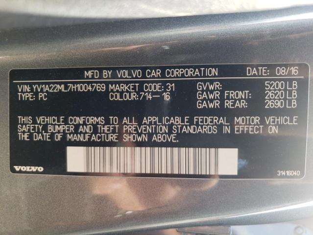 2017 VOLVO S90 T6 INS - YV1A22ML7H1004769