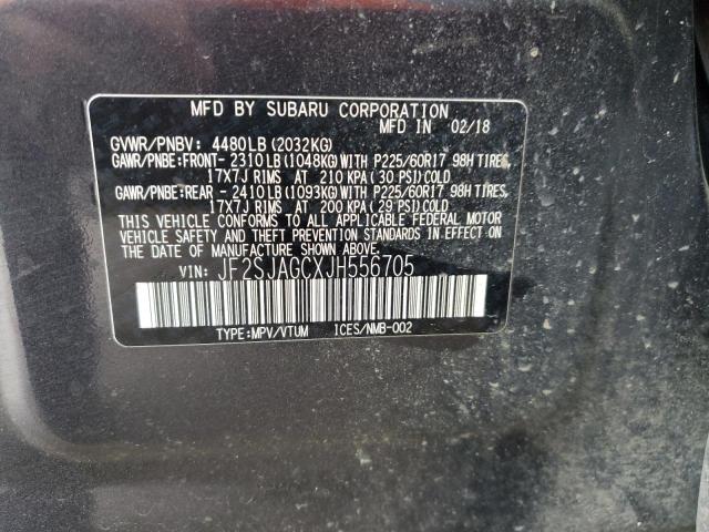 JF2SJAGCXJJ556705 Subaru FORESTER 2