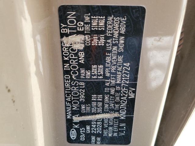 KNDJN2A22F7212724 KIA Soul