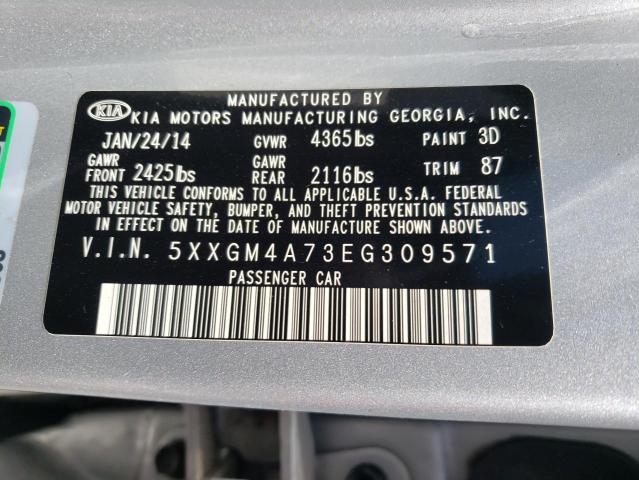5XXGM4A73EG309571 KIA Optima Lx