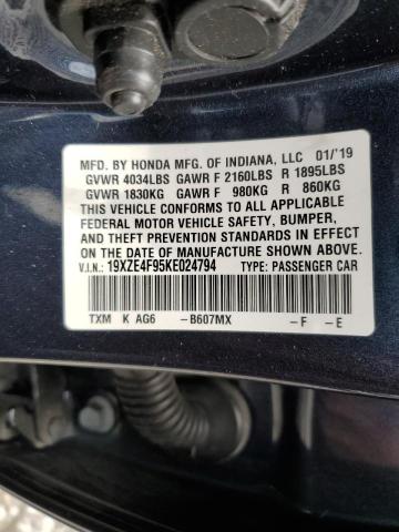 19XZE4F95KE024794 Honda Insight Touring